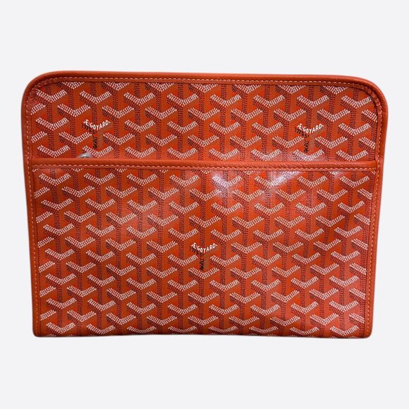 Goyard Orange Jouvence GM Toiletry Bag - Picture 1 of 7